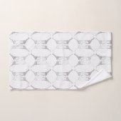 Moderne Giraffe Diamond Print Bad Handdoek (Handdoek)