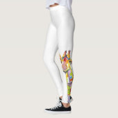 Moderne Giraffe Leggings door kunstenaar Kim Guthr (Links)