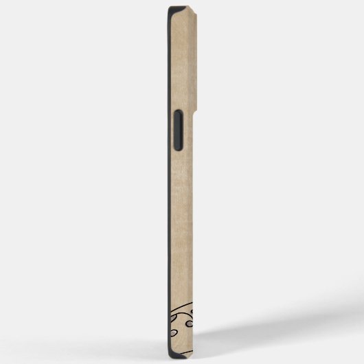 Moderne Giraffe Line Art Naam Case-Mate iPhone Case (Achterkant / Rechts)