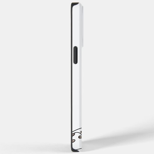 Moderne Giraffe Line Art Naam Wit Case-Mate iPhone Case (Achterkant / Rechts)