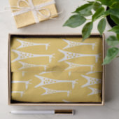 Moderne Giraffe uit het midden van de eeuw Tissuepapier (Geschenk)