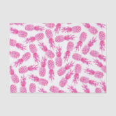 Moderne, girale fuchsia, schattig anananassispatro tissuepapier (Voorkant)