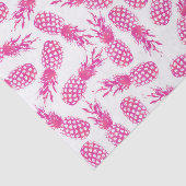 Moderne, girale fuchsia, schattig anananassispatro tissuepapier (Detail)