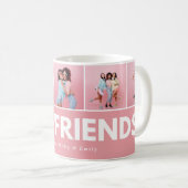 Moderne, girale multi-foetscripttrendbestvrienden koffiemok (Voorkant rechts)