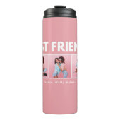 Moderne, girale multi-foetscripttrendbestvrienden thermosbeker (Voorkant)