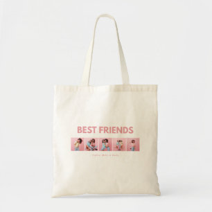 Moderne, girale multi-foetscripttrendbestvrienden tote bag