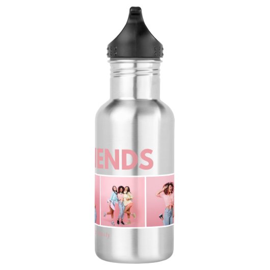 Moderne, girale multi-foetscripttrendbestvrienden waterfles  (Rechts)