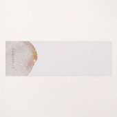 Moderne girale waterverf vormt eenvoudig elegant yogamat (Voorkant (horizontaal))