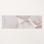 Moderne girale waterverf vormt eenvoudig elegant yogamat (Voorkant (horizontaal))