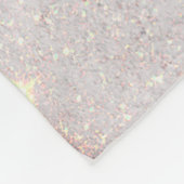 Moderne girale waterverf vormt eenvoudige elegan fleece deken (Hoek)