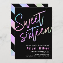 Moderne, girale, zoete zestien verjaardag