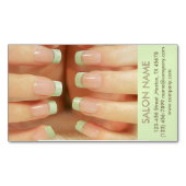 moderne girly mode beauty SPA nagelsalon Visitekaartje Magneet (Voorkant)