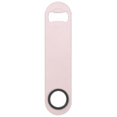 Moderne Girly Pink Monogram Speed Bottle Opener Speed Flessenopener (Achterkant)
