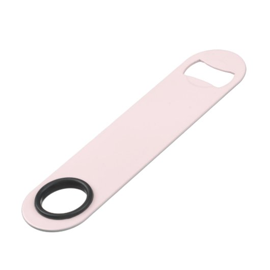 Moderne Girly Pink Monogram Speed Bottle Opener Speed Flessenopener (Achterkant Gekanteld)