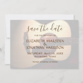 Moderne gitaarmuziek Bewaar de datumfoto Save The Date (Achterkant)