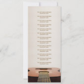 Moderne gitaarmuziek Senior Recital Programma Lijs (Achterkant)