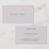 Moderne, gladde, elegante laptop visitekaartje (Voorkant / Achterkant)