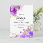 Moderne Glam Chic Bloemen voor alle gelegenheden Kaart (Staand voorkant)