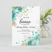 Moderne Glam Chic Bloemen voor alle gelegenheden Kaart (Staand voorkant)