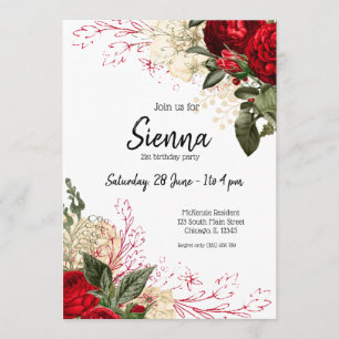 Moderne Glam Chic Bloemen voor alle gelegenheden Kaart