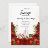 Moderne Glam Chic Flowers voor altijd Kaart (Voorkant / Achterkant)