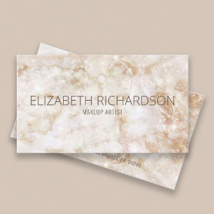 Moderne Glam Chique Elegante Luxe Wit Neutraal Visitekaartje