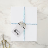 Moderne Glam Gold Silver Black Eyelashes Beauty Cadeaulabel (Met Touw)