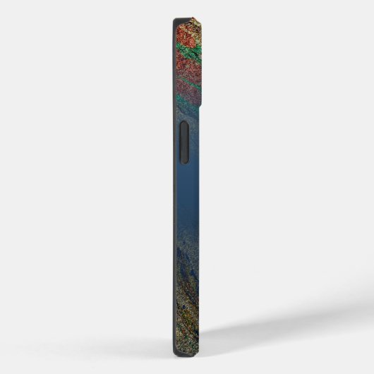 Moderne Glam Luxury Stylish Glitter Monogrammed Case-Mate iPhone Case (Achterkant / Rechts)