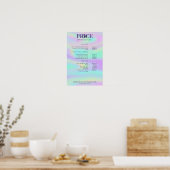 Moderne Glam Prijslijst Poster (Keuken)