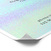 Moderne Glam Prijslijst Poster (Hoek)