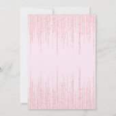 Moderne glamour roze verjaardag Sweet 16 Kaart (Achterkant)