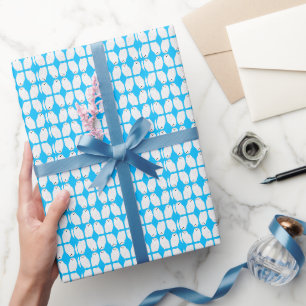 Moderne glamour sneeuwuil cadeaupapier