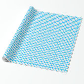 Moderne glamour sneeuwuil cadeaupapier (Uitgerold)
