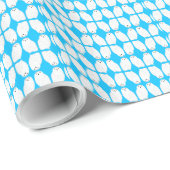 Moderne glamour sneeuwuil cadeaupapier (Rol Hoek)