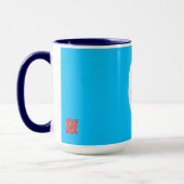 Moderne glamour sneeuwuil mok (Links)