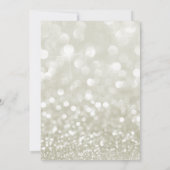 Moderne Glamoureuze Glitter Bridal Brunch Kaart (Achterkant)