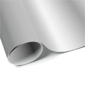 Moderne Glamoureuze Sjabloon Metallic Look Silver Cadeaupapier (Rol Hoek)