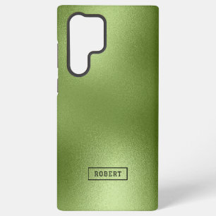 Moderne glanzende groene abstracte achtergrond mon samsung galaxy hoesje