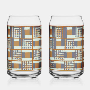 Moderne Glaswerk Vierkanten Houtskool Blikvorm Glas