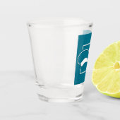 Moderne glaszwembaden shot glas (Links)