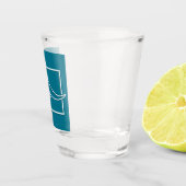 Moderne glaszwembaden shot glas (Rechts)