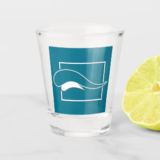 Moderne glaszwembaden shot glas