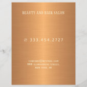 Moderne glazen goudblauw abstracte glitter-prijsli (Achterkant)