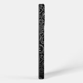 Moderne Glimlach Glimlachend Gezichtspatroon Aange iPhone Hoesje (Rechterkant)