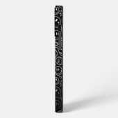 Moderne Glimlach Glimlachend Gezichtspatroon Aange iPhone Hoesje (Linkerkant)