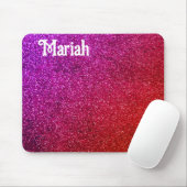 Moderne glitter achtergrond muismat (Met muis)