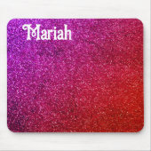 Moderne glitter achtergrond muismat (Voorkant)