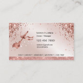 Moderne Glitter Cleaning Services Huishouding Visitekaartje (Achterkant)