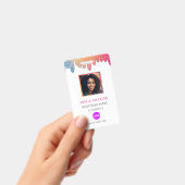 Moderne Glitter Geregistreerde Verpleegkundige Fot Badge (Handheld)