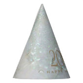 Moderne Glitter Marble Happy Nieuwjaar 2021 Ha Feesthoedjes (Links)